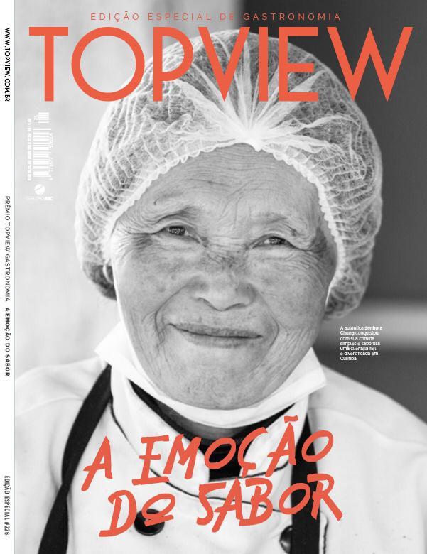 Senhora Chung é a personalidade da capa na quarta edição do Prêmio TOPVIEW Gastronomia